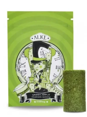 Alice Mushroom Gummy – Green Apple (2500mg)
