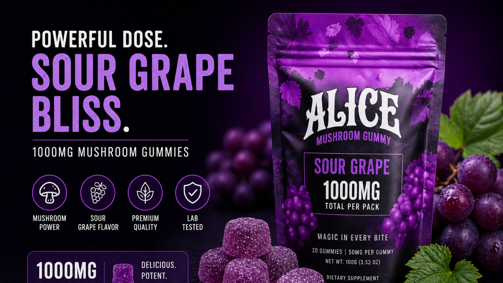 Alice mushroom gummies